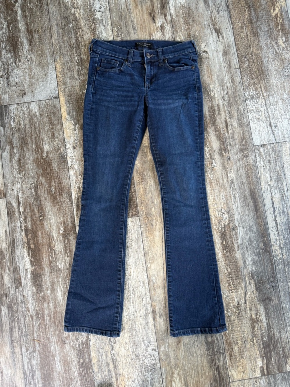 2 for $20: Banana Republic factory dark wash slim bootcut jeans 00/24